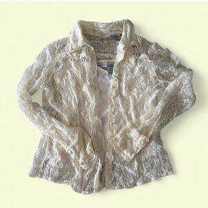 White Stag Ivory Lace Top